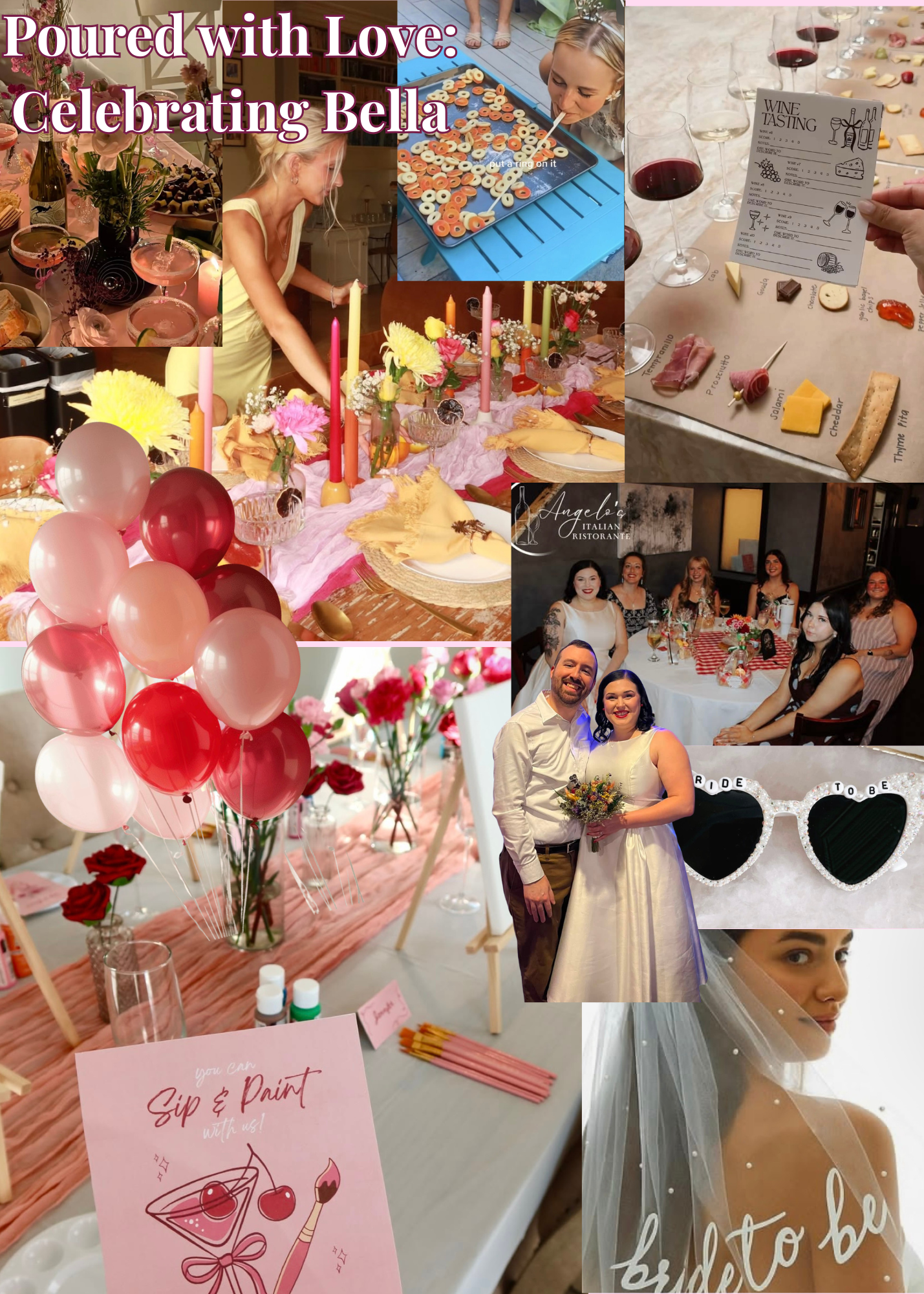 Poured with Love: Celebrating Bella!, 6 guests, 1 unforgettable night!