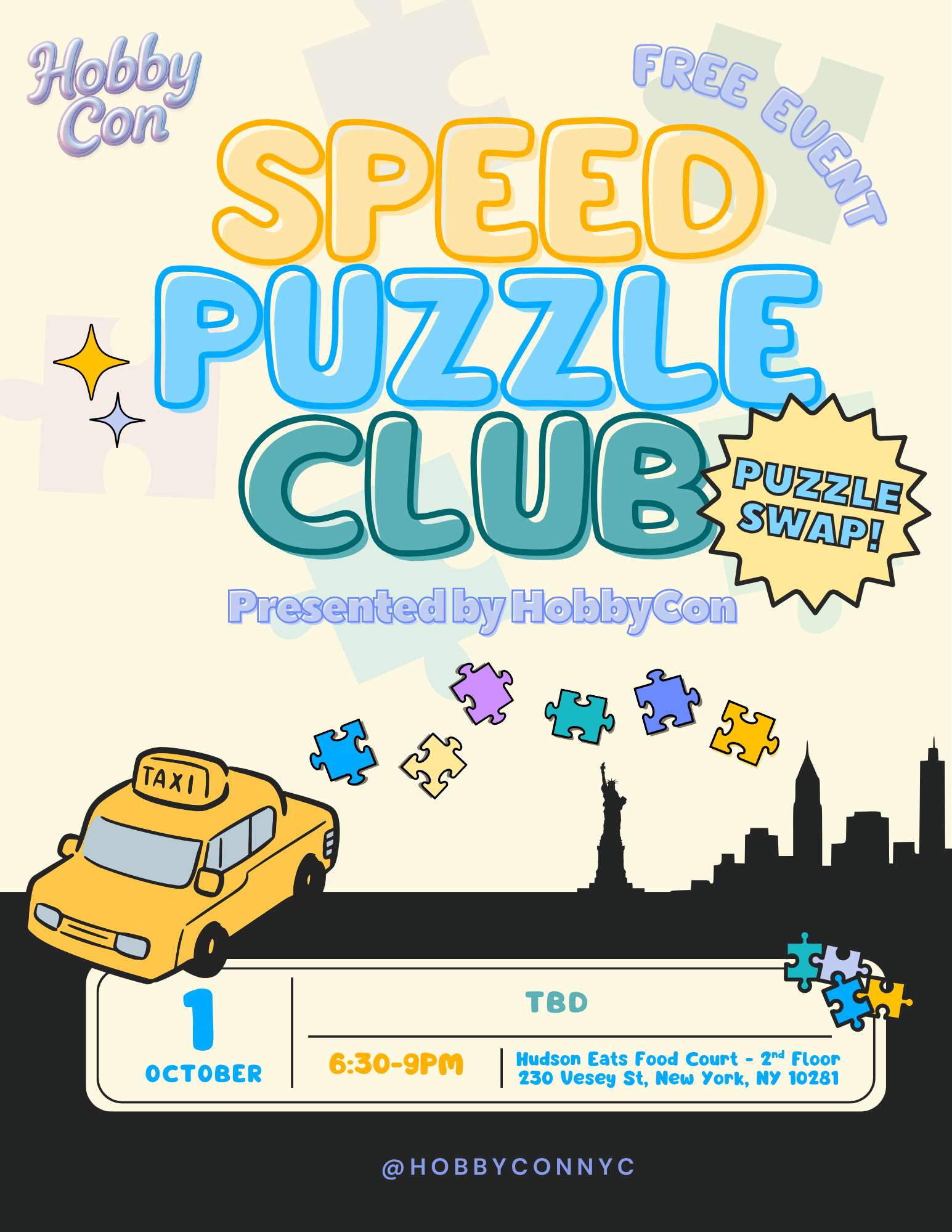 Speed Puzzle Club: Presented by HobbyCon