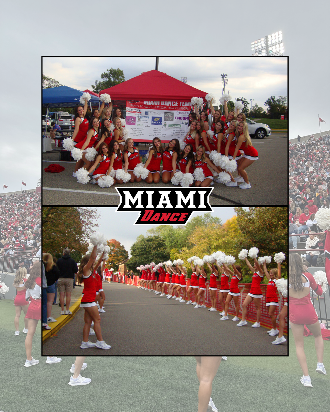 Miami University Dance Team Homecoming Tailgate