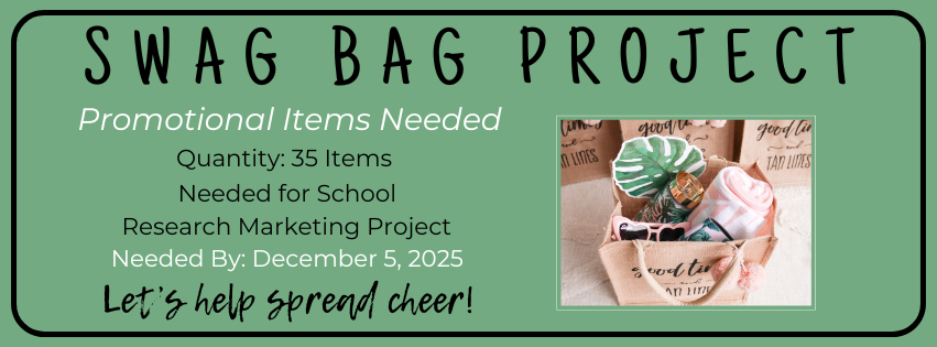 School Project | Swag Bags