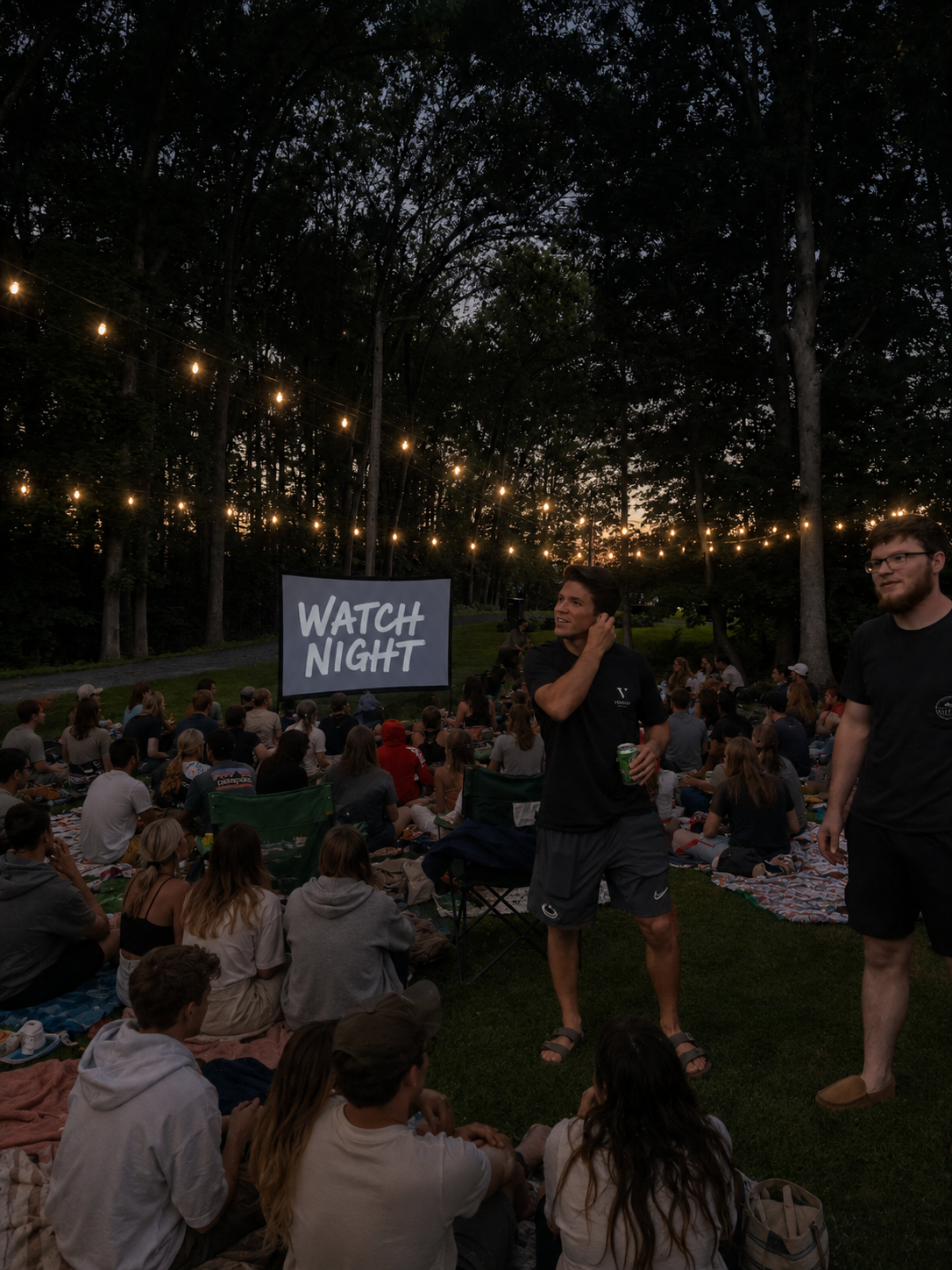 Watch Night. Ultimate frisbee into Drive-in Movie. 18-28 yrs